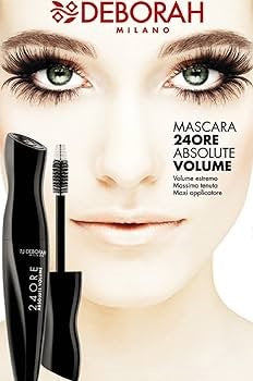 Deborah Milano 24ORE Absolute Volume Mascara | Extreme Volume • Long Wear • Maxi Applicator